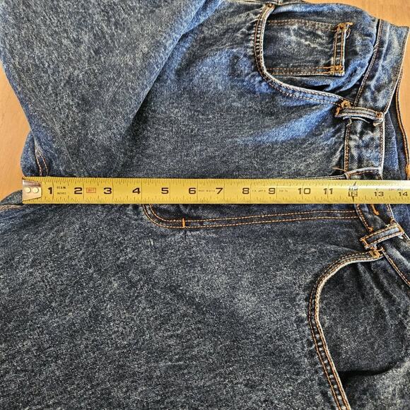Gitano Vintage 80's High Waisted Mom Jeans - Acid Blue - size 14 - EUC - Picture 10 of 12